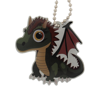 Spike the Dragon Cache Buddy Travel Tag